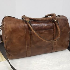 PATRICIA NASH Milano DUFFEL Bag COGNAC